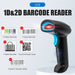 U12 1D/2D Barcode Scanner — Wired, Bluetooth & Wireless for Retail and Logistics