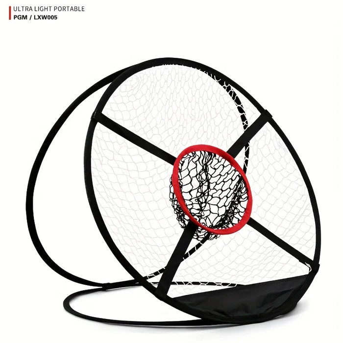 Golf Chipping Net - Chip Shot Golf Net - Gold Training Net - Training Aids Pop up Chipping Golf Net - Perfect Solution for Golfers to Improve Chip Shots