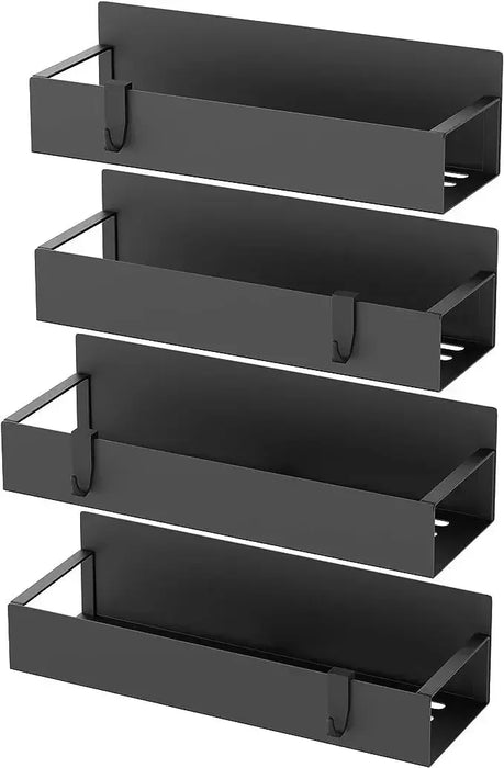 Magnetic Fridge Spice Shelf — Hanging Space-Saving Kitchen Storage Rack