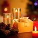 3-piece LED Flameless Candles with Remote Control for Weddings, Parties & Home Decor