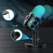 USB Condenser Microphone V5 for Streaming, Karaoke & Gaming – Noise‑Cancelling Tabletop with Phone Stand