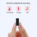 Ultra-thin Mini Voice Recorder — 32GB, Voice-Activated USB MP3 Player