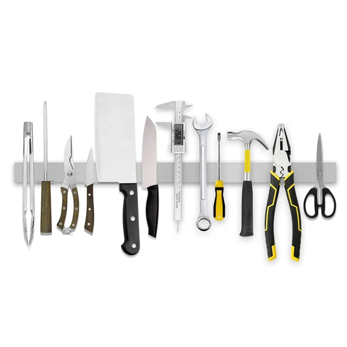 Stainless Steel Magnetic Knife Strip – Wall-Mount Holder (300/400/500mm)
