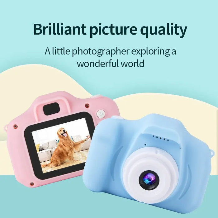 X2 Children - Mini Digital Camera with Picture Taking and Video Recording, Small SLR Toy - Ideal for Young Photographers and Children Learning Photography