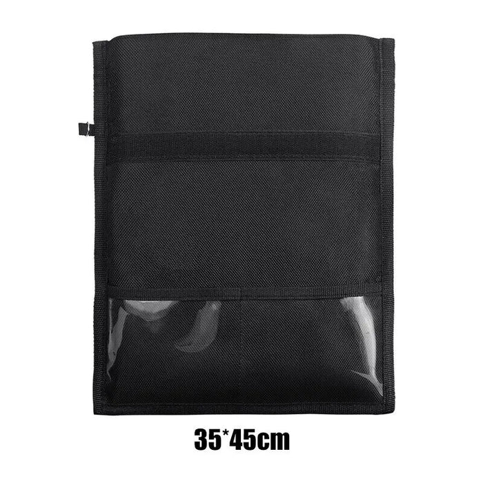 RFID Blocking Faraday Pouch – Anti‑Tracking Phone, Card & Key Shield, Large Wallet Case, Black