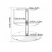 Clear Acrylic Round Cupcake Stand — 3/4/5 Tier Dessert Display