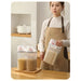 Airtight Rice Storage Container with Clear Scale — Double-Sealed for Cereal, Flour & Rice