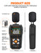 POROMETISTO-SL01 Digital Sound Level Meter — Handheld 30–130 dB A/C Weighted