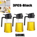 500ml Oil Spray Bottle & Cruet – Refillable Oil Dispenser for Kitchen and BBQ