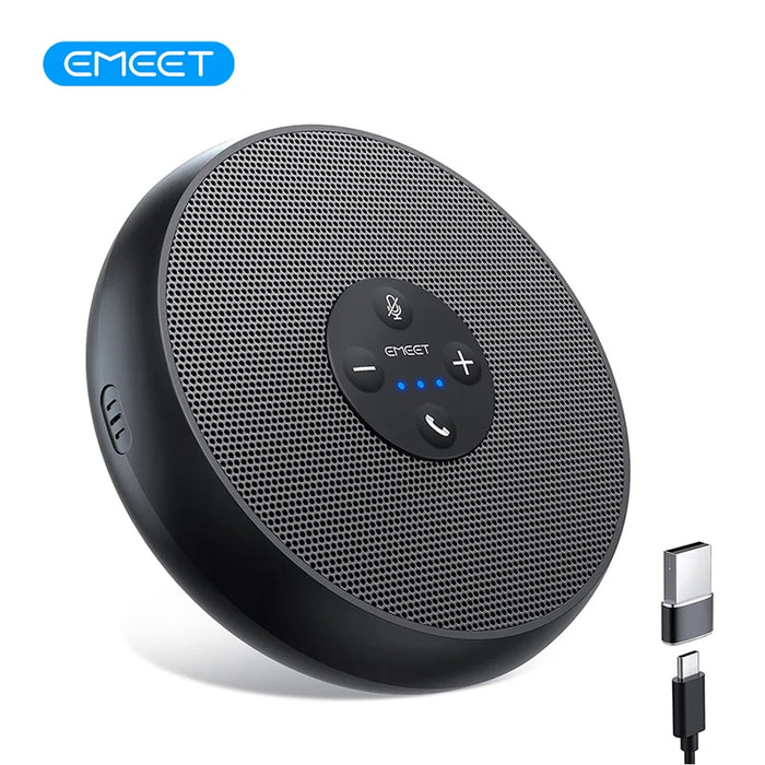 EMEET OfficeCore M1A USB Conference Speakerphone — 360° 2‑Mic Pickup