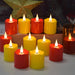 Rechargeable Waterproof LED Tea Lights with Remote Timer — Flameless Home & Wedding Candles