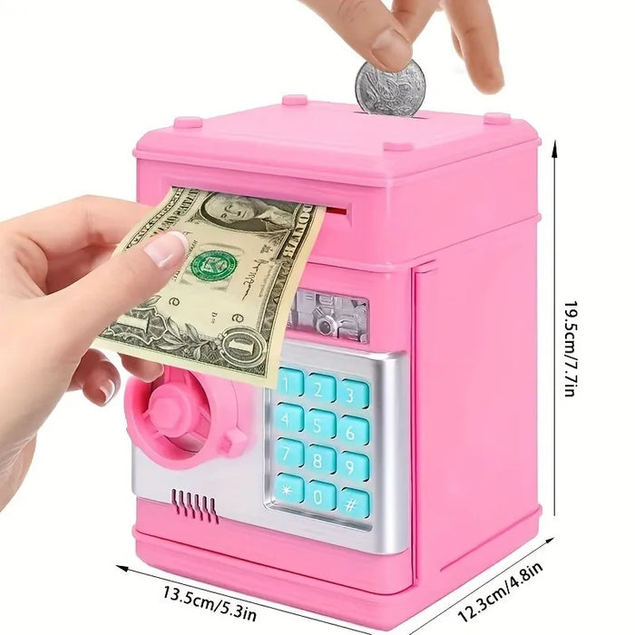 ATM Machine Piggy Bank Toy - Money Saving Cash Box, Ideal for Teen Girls - Perfect Christmas or Birthday Gift Solution