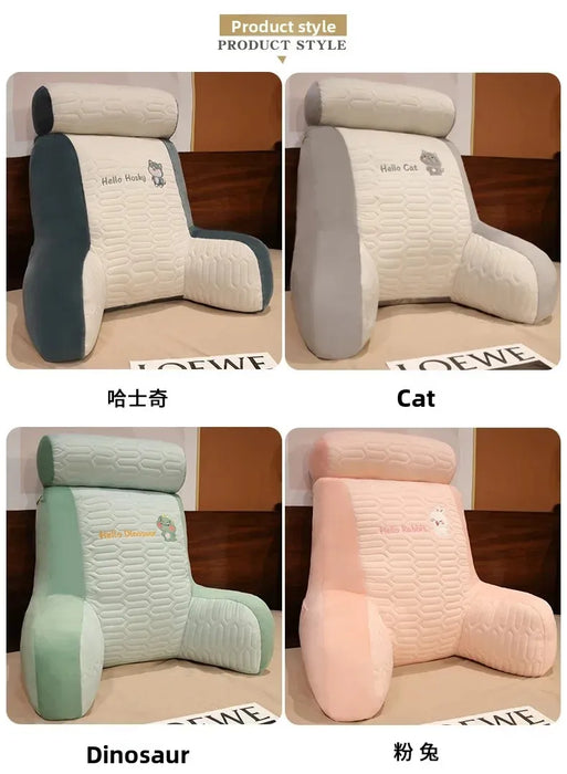 2025 Ice Shreds Panda Memory Foam Lumbar Cushion — Removable Washable Cover, 60x50cm