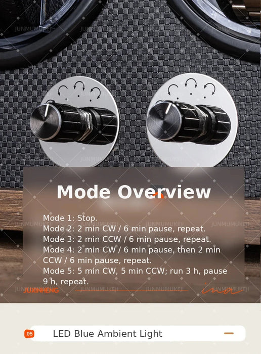 USB Motor Watch Winder Box for Automatic Watches — Rotating Display