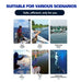 Portable 4.3in Fish Finder with 1080P Camera, 220° Wide Angle & Night Vision