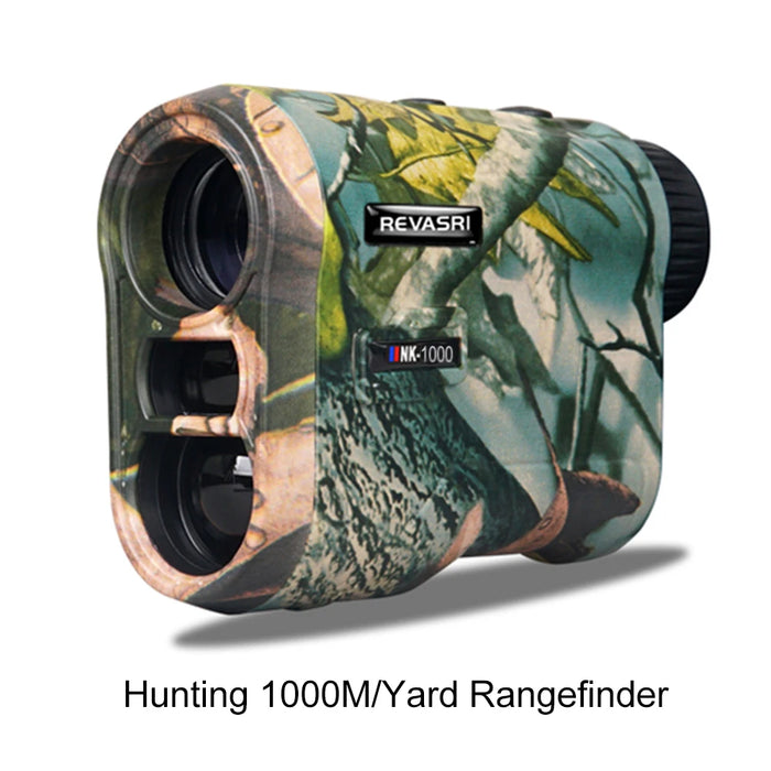 REVASRI Laser Rangefinder — 6x Magnification, Flag‑Lock & Slope, USB‑C Rechargeable (600m / 1000m models)