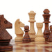 Wooden 32-Piece Chess Set — King 110mm with Leather Board, Gift for Teens & Adults
