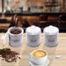 3-Piece Glass Canister Set with Stainless Steel Lids — Airtight Food Storage (10 x 14cm)