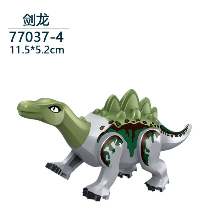 Tyrannosaurus Rex Building Block Figure — Jurassic Dinosaur Brick Toy (LEGO-compatible, 1pc)
