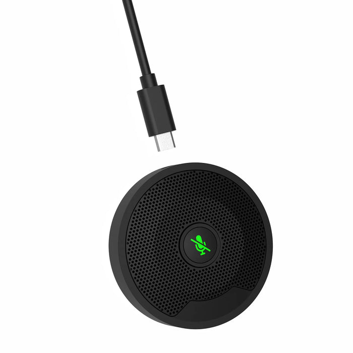 UM10 USB Omnidirectional Conference Microphone — 360° Condenser for PC & Mobile