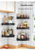 2pcs Corner Bathroom Shelf — Single-Tier Stainless Steel, No‑Drill Adhesive, Model FGR342