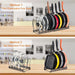 Expandable Pots & Pans Storage Rack for Cabinets — 6 Adjustable Shelves, Pot & Lid Holder
