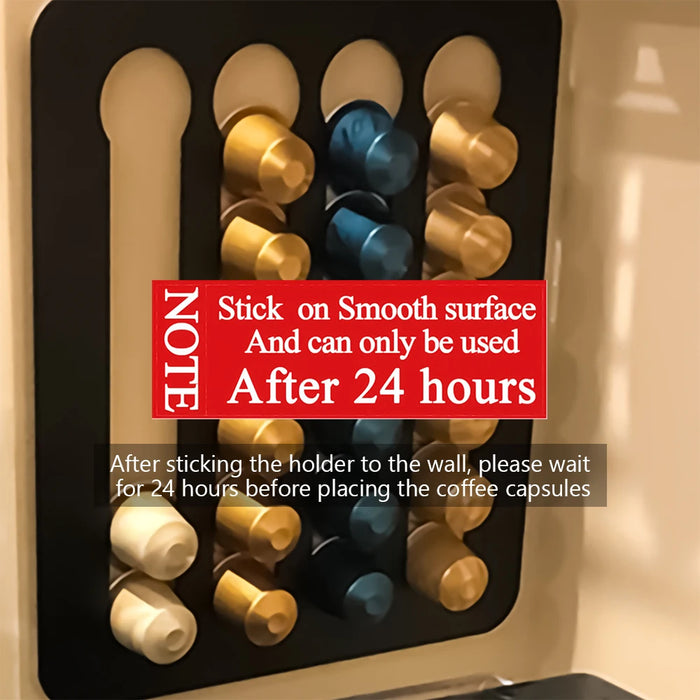 Rotating Coffee Capsule Tower – Aluminium Pod Holder for 24 or 40 Nespresso Original Capsules