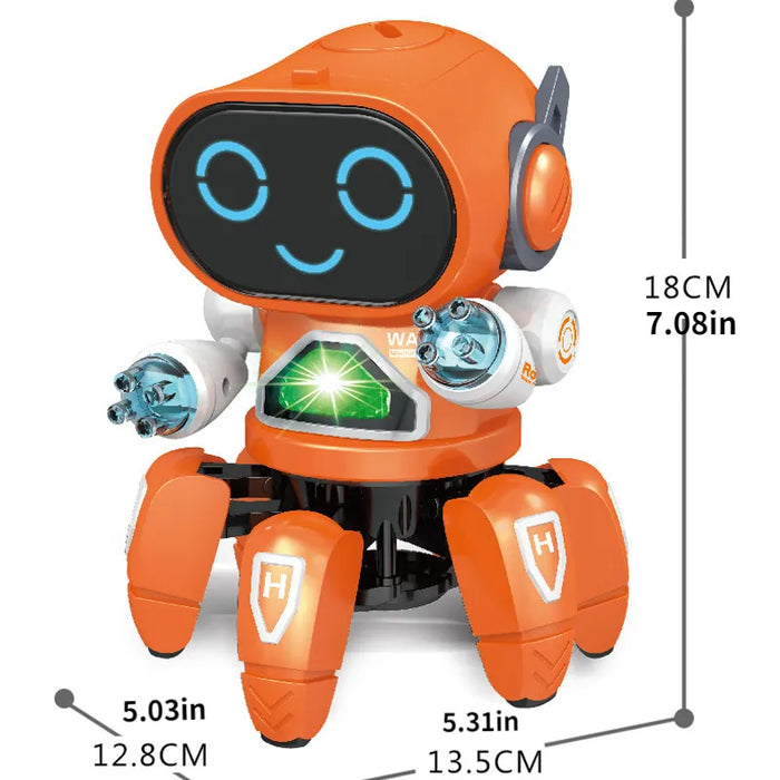 Octopus Stunt Robot Vehicle - Interactive Music and Dance Toy, Perfect for Early Childhood Education - Ideal Birthday Gift for Boys and Girls