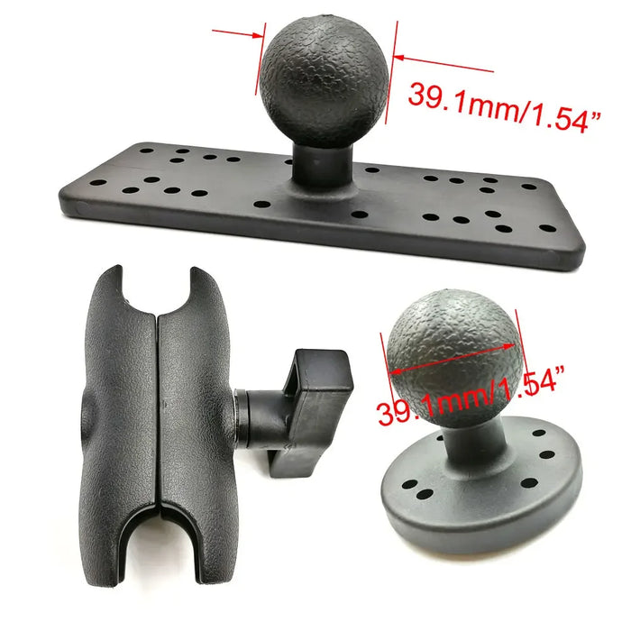 360° Swivel Fishfinder & GPS Mount Plate for Kayak and Boat (5")