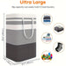 75L Collapsible Laundry Hamper with Handles – Large Capacity Clothes Basket