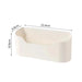 Wall-Mounted Adhesive Storage Rack – Single-Tier PP Organiser for Kitchen & Bathroom