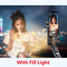 Q18 360° Follow-Tracking Gimbal — Selfie Stick Tripod with Fill Light for iPhone & Smartphones