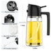 500ml Oil Spray Bottle & Cruet – Refillable Oil Dispenser for Kitchen and BBQ