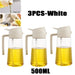 500ml Oil Spray Bottle & Cruet – Refillable Oil Dispenser for Kitchen and BBQ