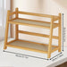 2-Tier Bamboo Spice Rack - Foldable Kitchen Counter & Cupboard Organiser