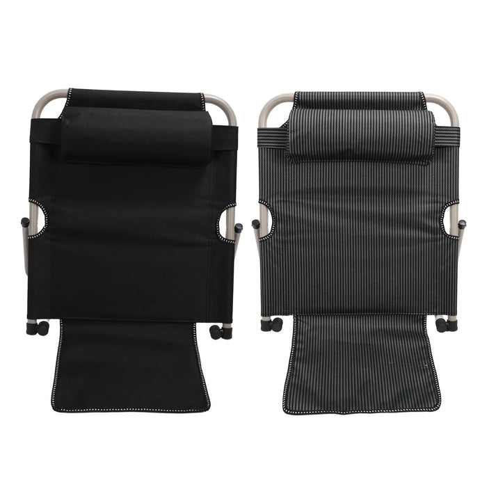 Adjustable Lifting Bed Backrest Floor Chair with Head Pillow — 6‑Position
