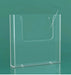 Clear Acrylic Wall-Mount Brochure Holder — Fits A4 & A5