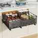 Telescopic Pull-Out Drawer Organiser — Adjustable 33–49cm for Cabinet & Cupboard