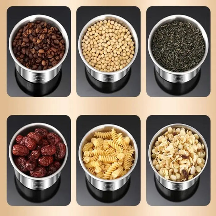 Stainless Steel Airtight Food Storage Jar — 500ml / 900ml / 1400ml, Sealed Canister with Locking Clamp