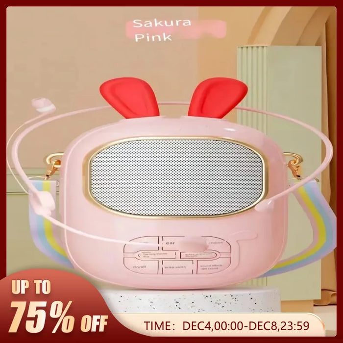 Karaoke Microphone Toys - Portable Wireless Bluetooth Speakers, Family KTV Singing Machine - Perfect for Children and Adult Birthday Party Gifts