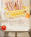 Airtight Butter Slicer & Keeper with Lid — Cutter and Fridge Storage Dish