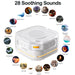White Noise Sound Machine — 28 Soothing Sounds, 3-Level Night Light & Portable Bluetooth Speaker