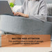 Reading Pillow for Gaming — Extra Large Memory Foam Armrest Bed Rest Pillow, 22.4×24×11.8in (1 pc)