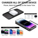 15W Fast Wireless Charging Pad – Non-slip Car Mat, USB-powered (Type-C or USB)