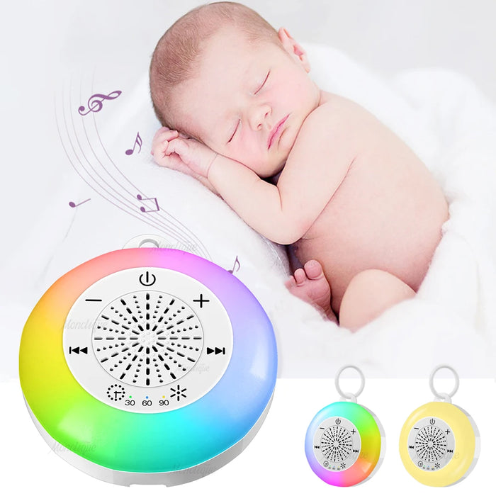 White Noise Sleep Machine — USB Rechargeable, 22 Soothing Sounds, Timer (Baby & Adult)