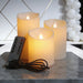 3pc USB Rechargeable Flameless LED Candles with Remote — Home, Wedding & Valentine Decor