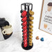 Rotating Metal Coffee Pod Holder — Plated Rack for Nespresso Capsules (Black, Silver, Gold)