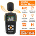 POROMETISTO-SL01 Digital Sound Level Meter — Handheld 30–130 dB A/C Weighted