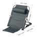 Adjustable Lifting Bed Backrest Floor Chair with Head Pillow — 6‑Position