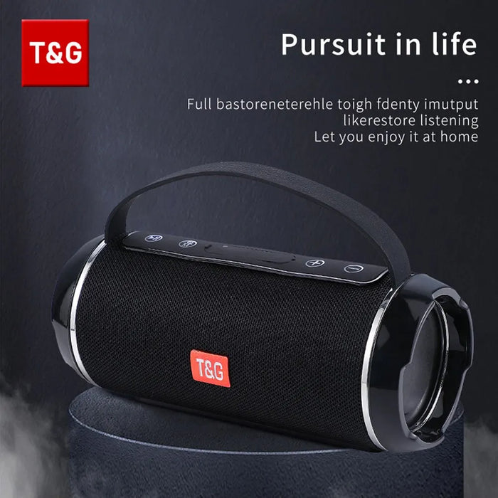 TG116c Bluetooth Speaker - TWS Wireless Outdoor Portable Waterproof Subwoofer with 3D Stereo Sound - Ideal for HandsFree Call and Powerful Audio Experience
